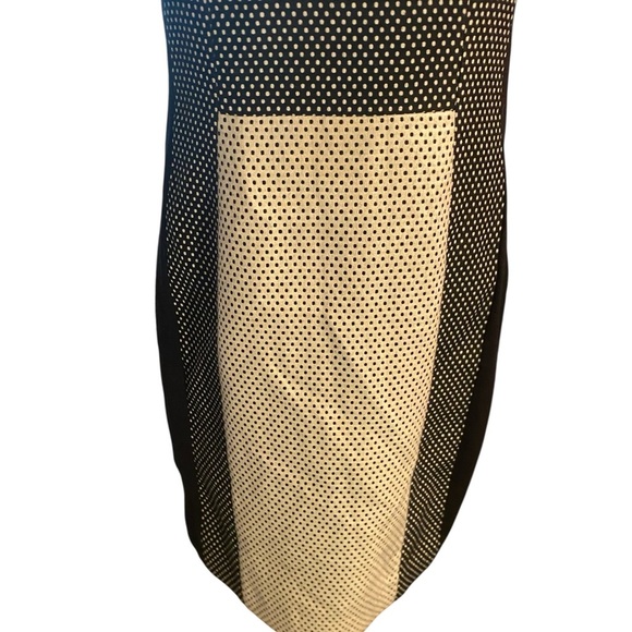 Yoana Baraschi Anthropologie Color Block Polka Dot Knit Sheath Dress - Picture 5 of 7